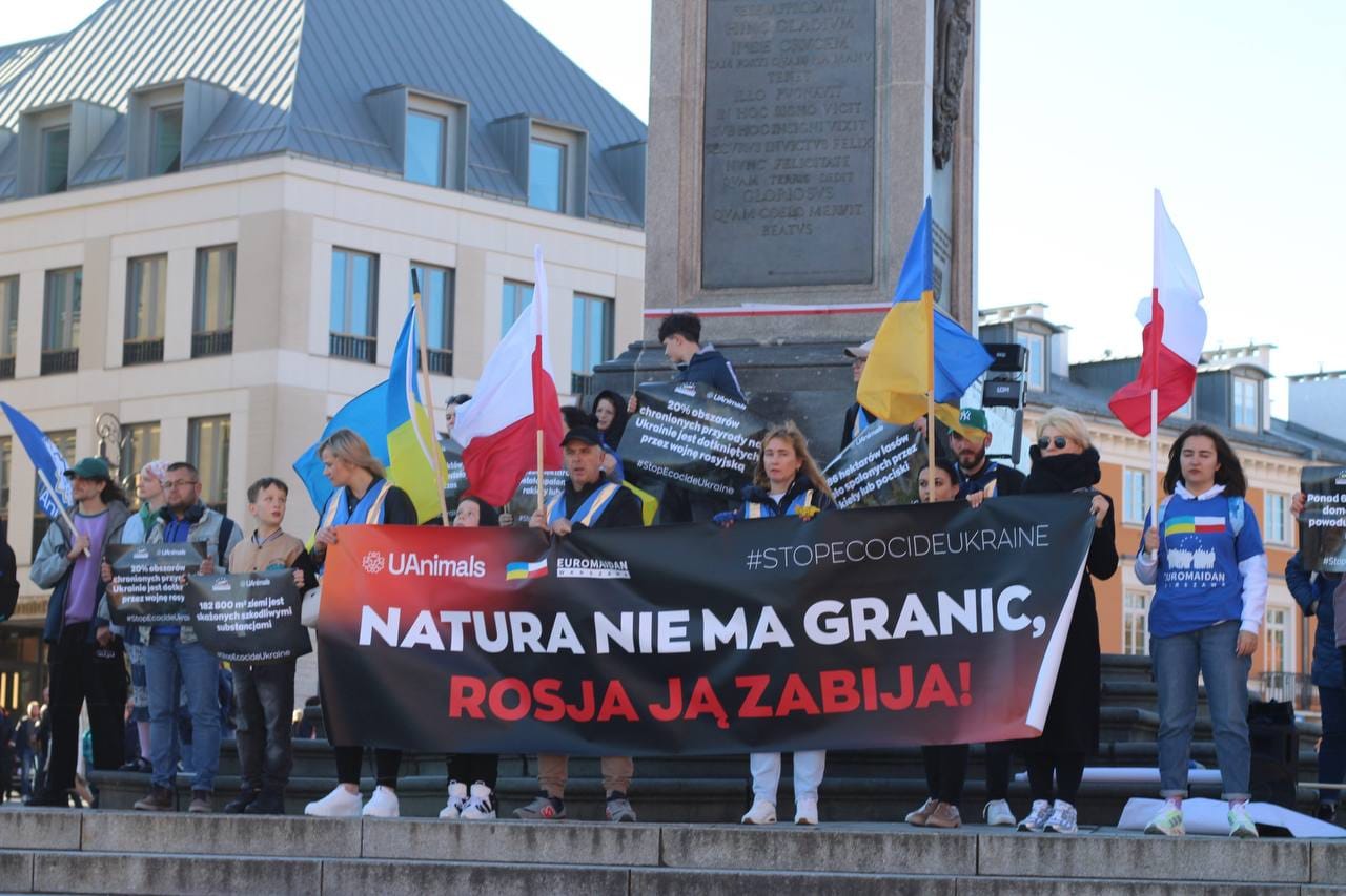 📍У Варшаві відбувся Марш проти російського екоциду