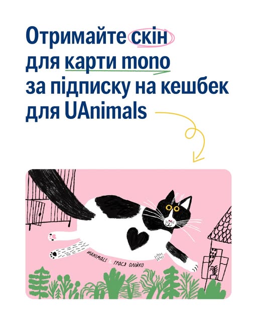UAnimals дарують котоскін за кешбек на порятунок тварин 🔥