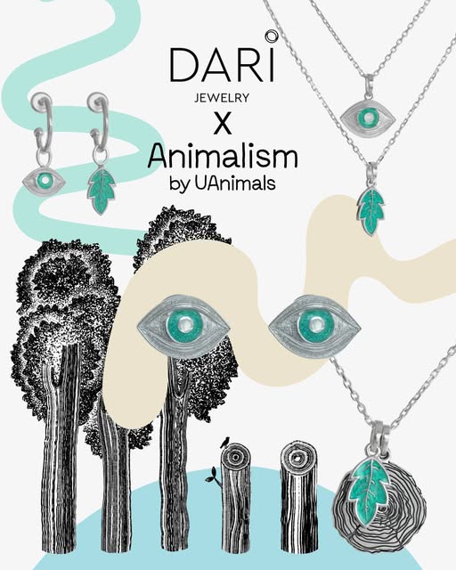 Благодійна ювелірна колекція Animalism by UAnimals та DARI jewelry «Ліс усередині»