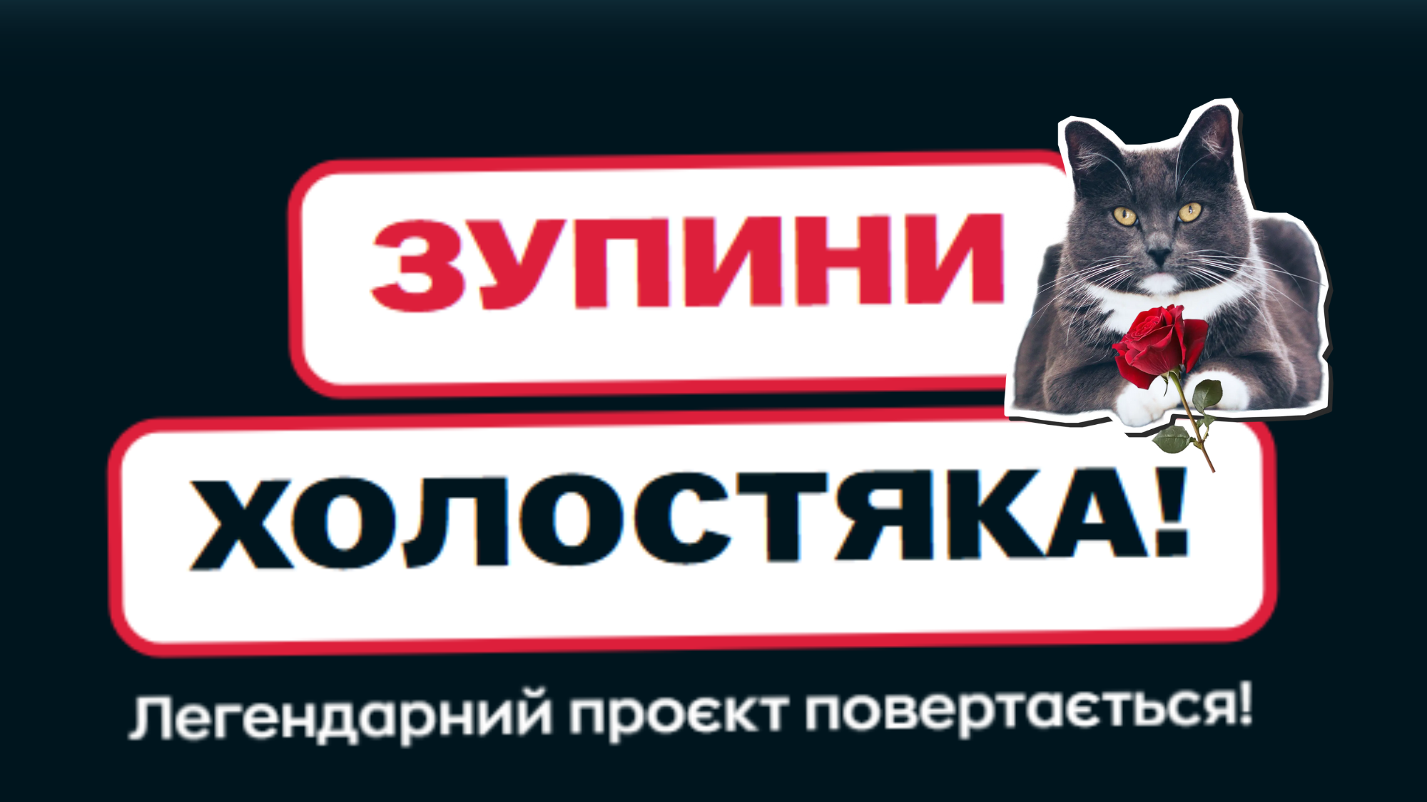 UAnimals запускає легендарний проєкт «Зупини холостяка»